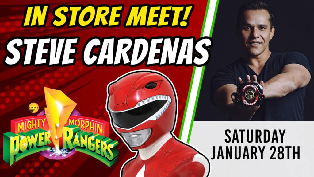Meet & Greet Steve Cardenas (Red Power Ranger) @ Gabe's Cave - El ...
