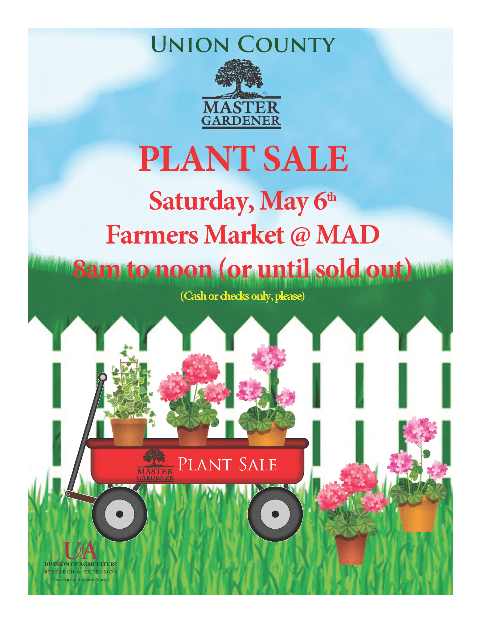 The Union County Master Gardeners annual Plant Sale El Dorado, Arkansas